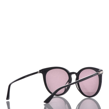 Gucci Acetate Round GG Sunglasses GG0064SK Black 4 of 7