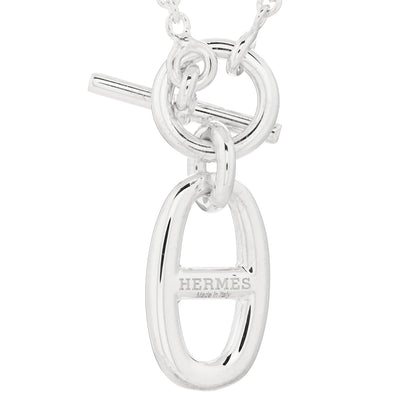 Hermes Sterling Silver Amulette Chaine d'Ancre Necklace 3 of 4