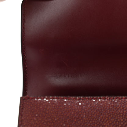 Bulgari Calfskin Galuchat Serpenti Forever Crossbody Plum 10 of 13