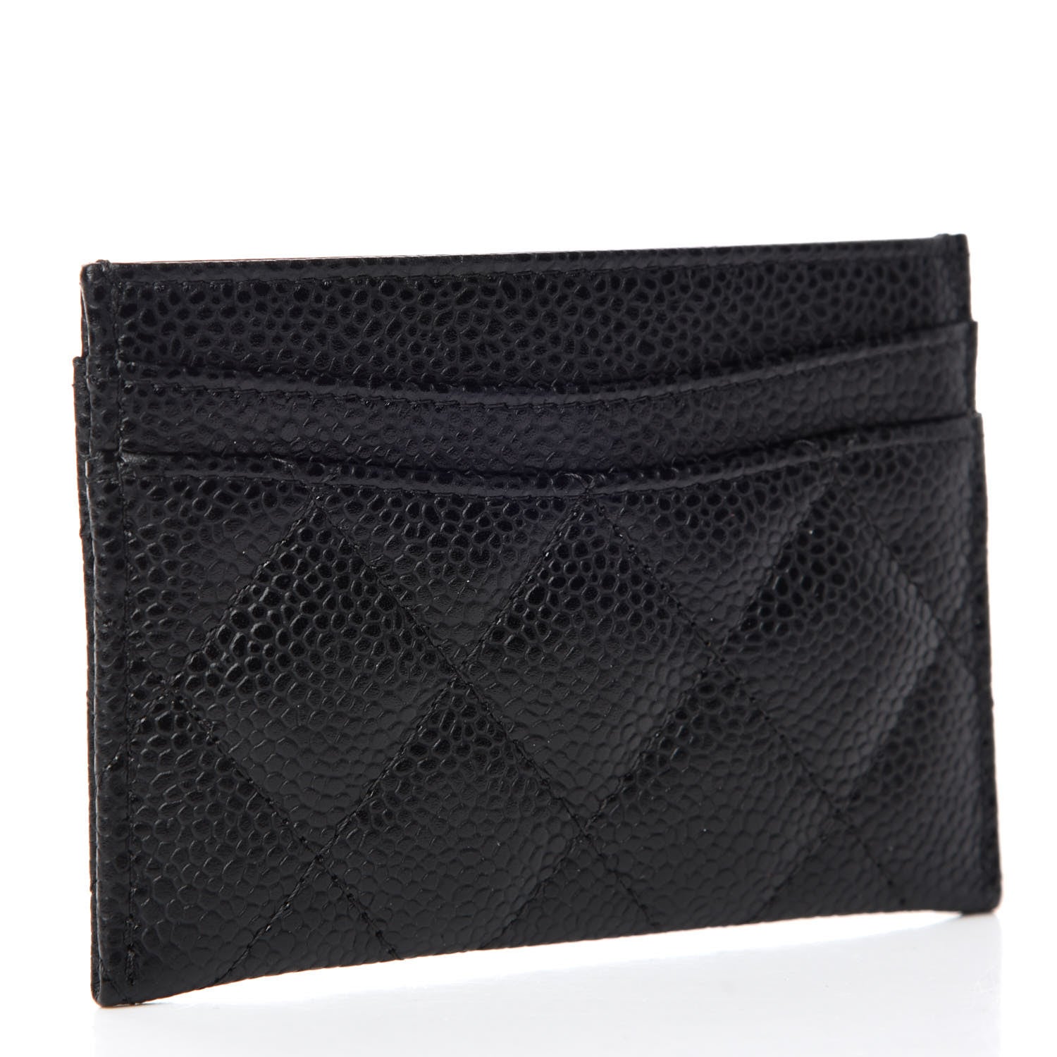 Chanel Caviar Quilted Card Holder Black 3 of 10