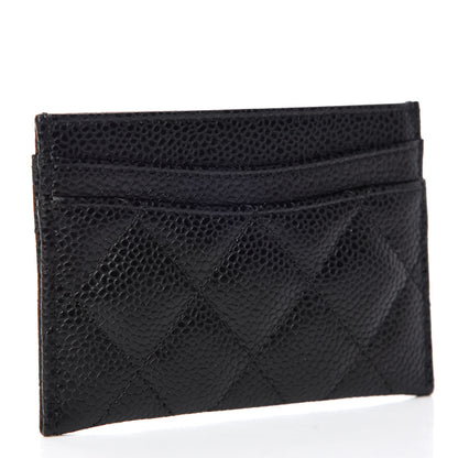 Chanel Caviar Quilted Card Holder Black 3 of 10