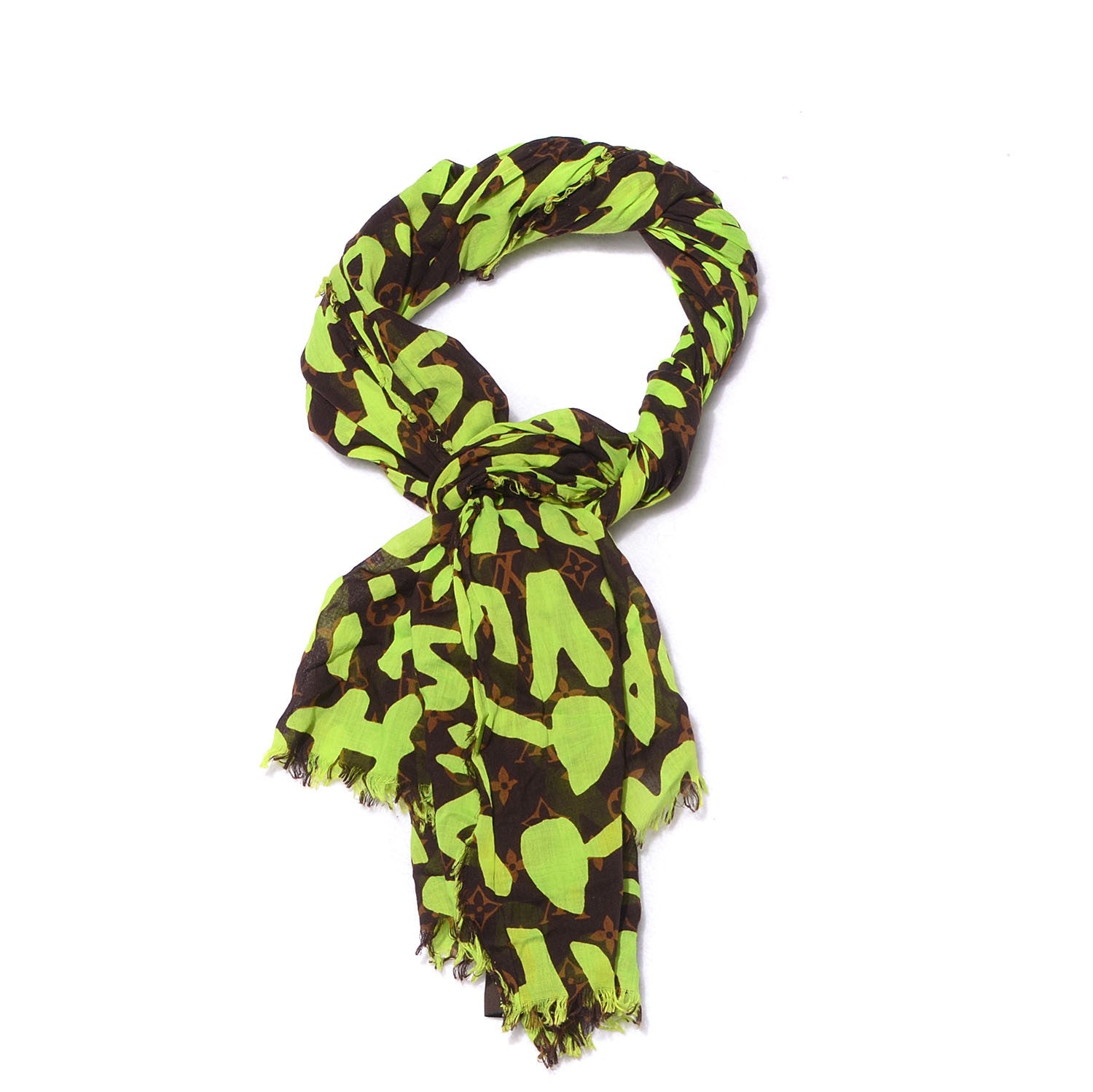 Louis Vuitton Cotton Graffiti Green 1 of 6