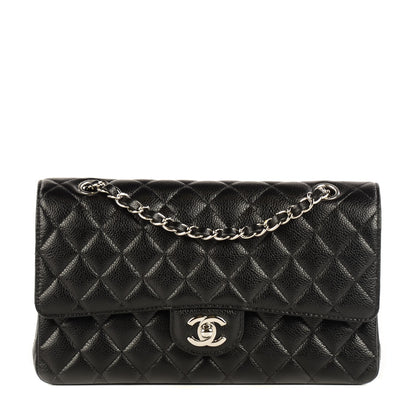 Chanel Caviar Quilted Medium Double Flap Black 1 of 8