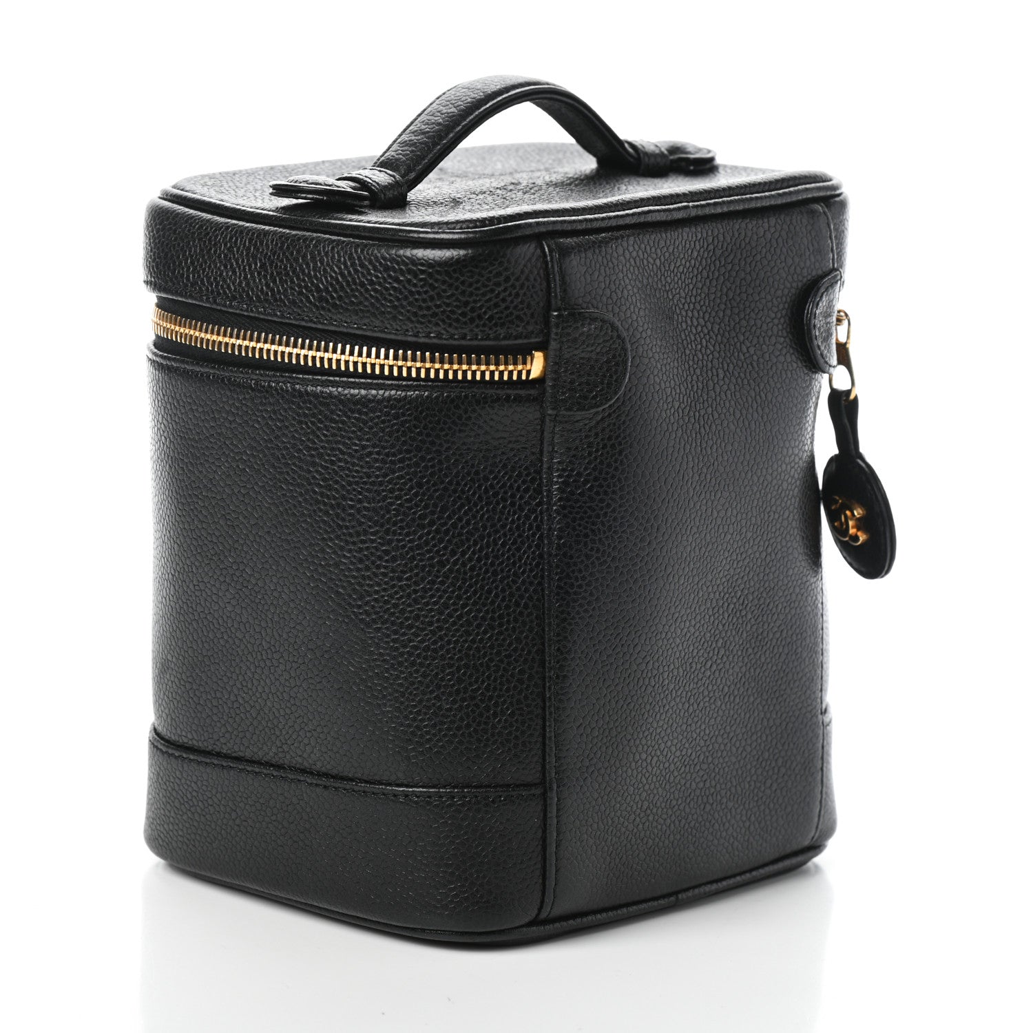 Chanel Caviar Vanity Cosmetic Case Black 3 of 9