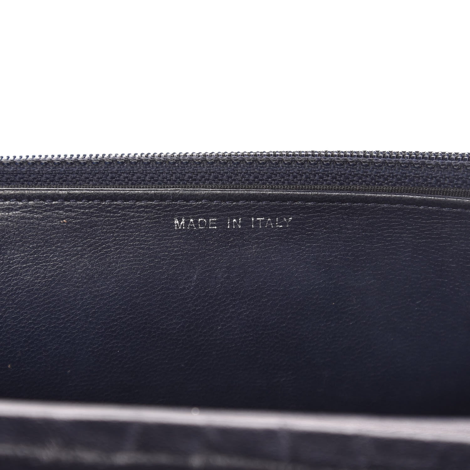 Chanel Lambskin Quilted Boy Wallet On Chain WOC Navy Blue 7 of 16