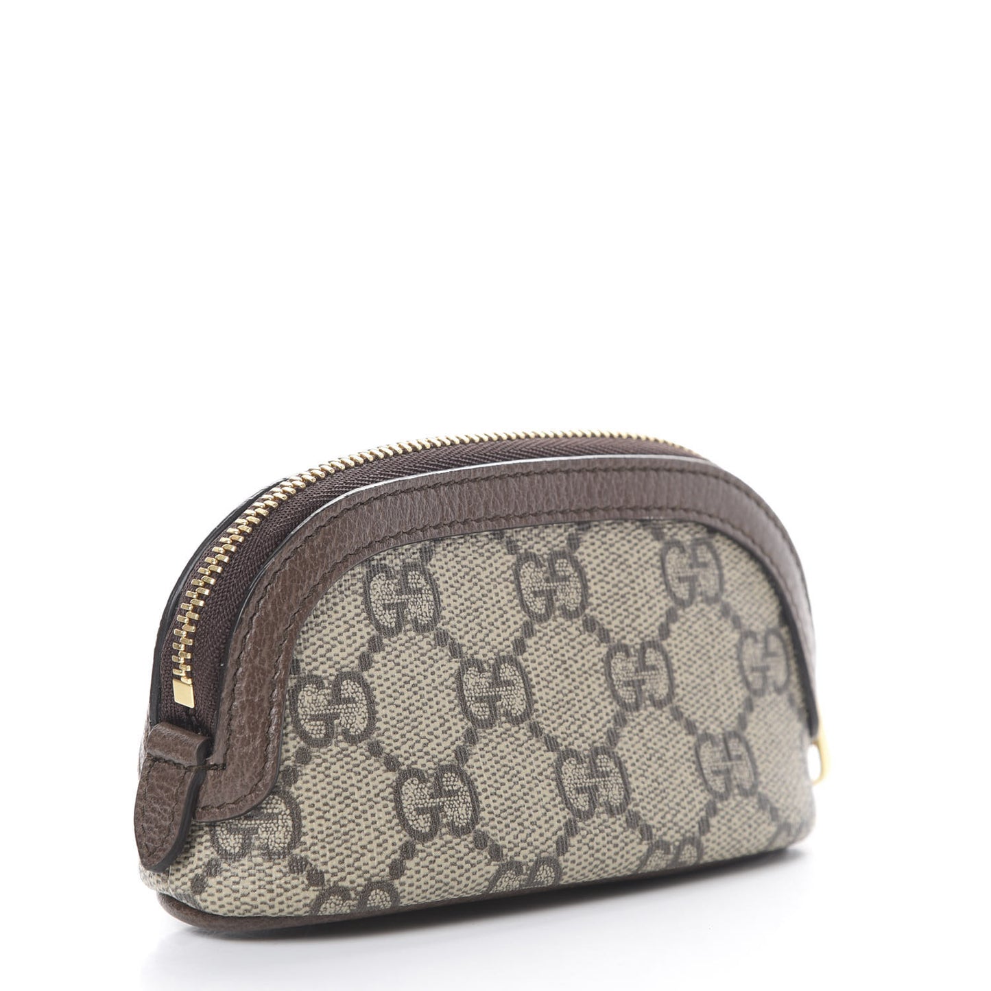 GG Supreme Monogram Web Ophidia Dome Key Pouch Beige New Acero