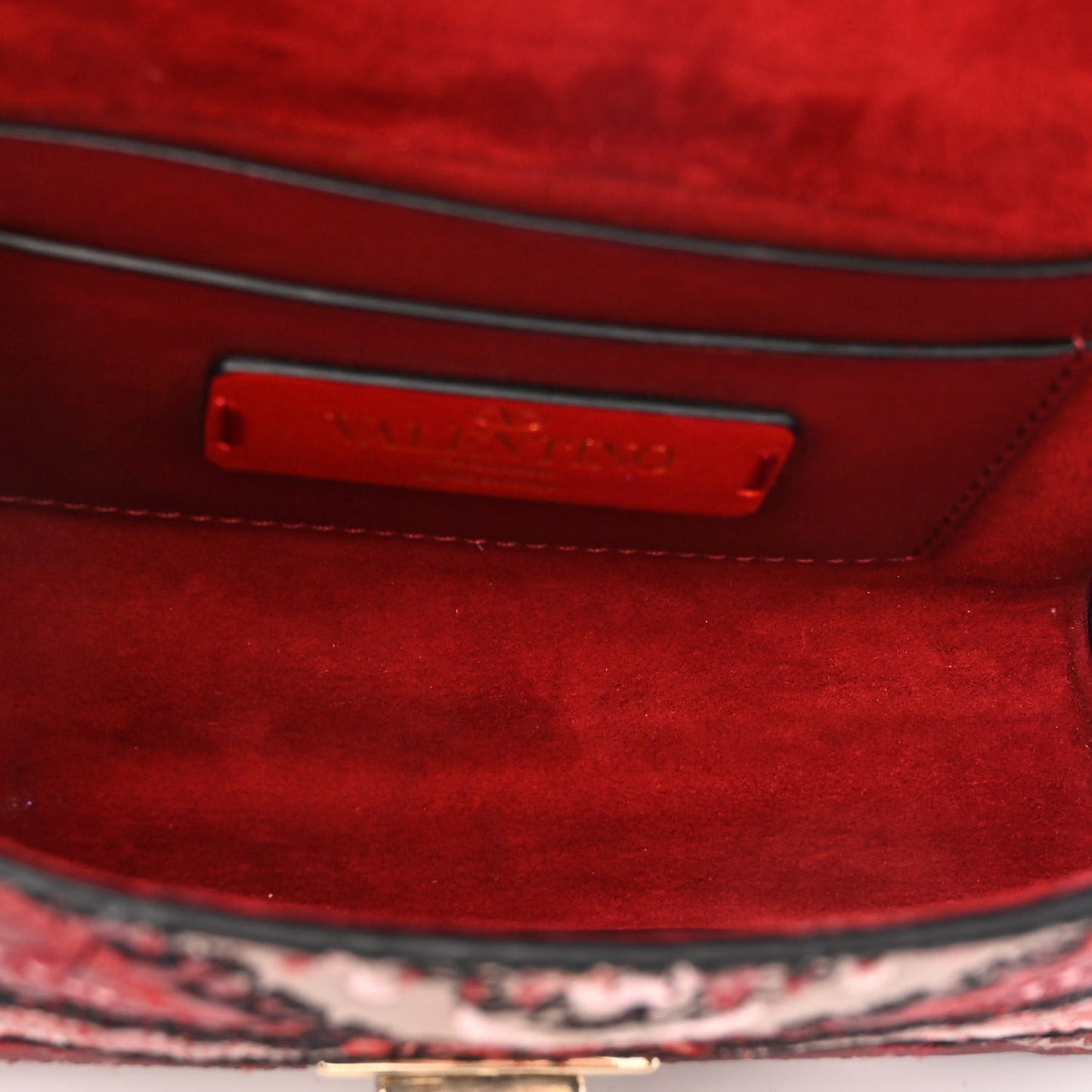 Calfskin Demilune Belt Bag Red