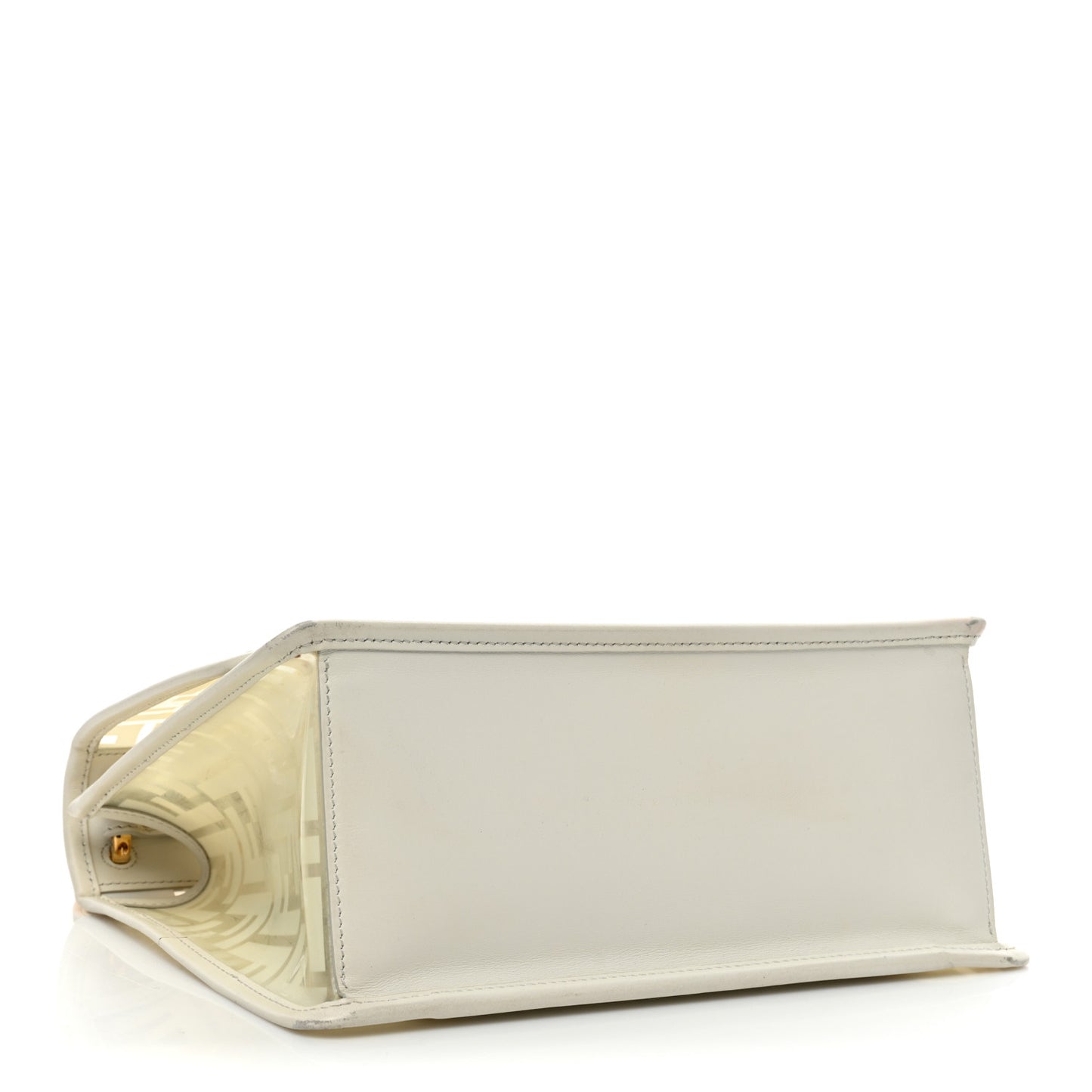 TPU FF Vitello Century F is Fendi Kan I Shoulder Bag White