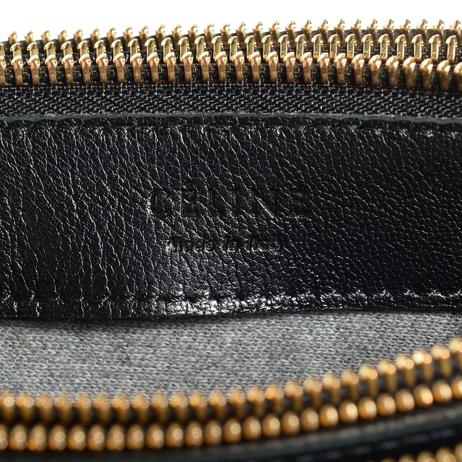 Celine Lambskin Large Trio Crossbody Bag Black 7 of 11