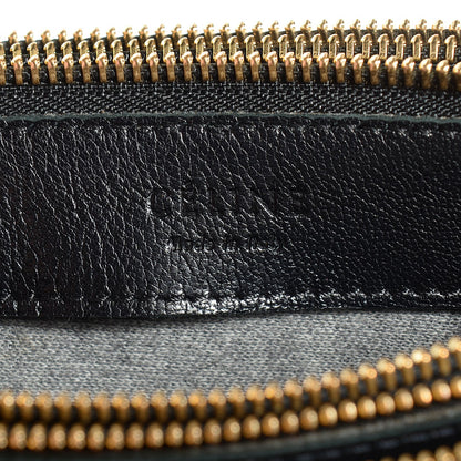 Celine Lambskin Large Trio Crossbody Bag Black 7 of 11