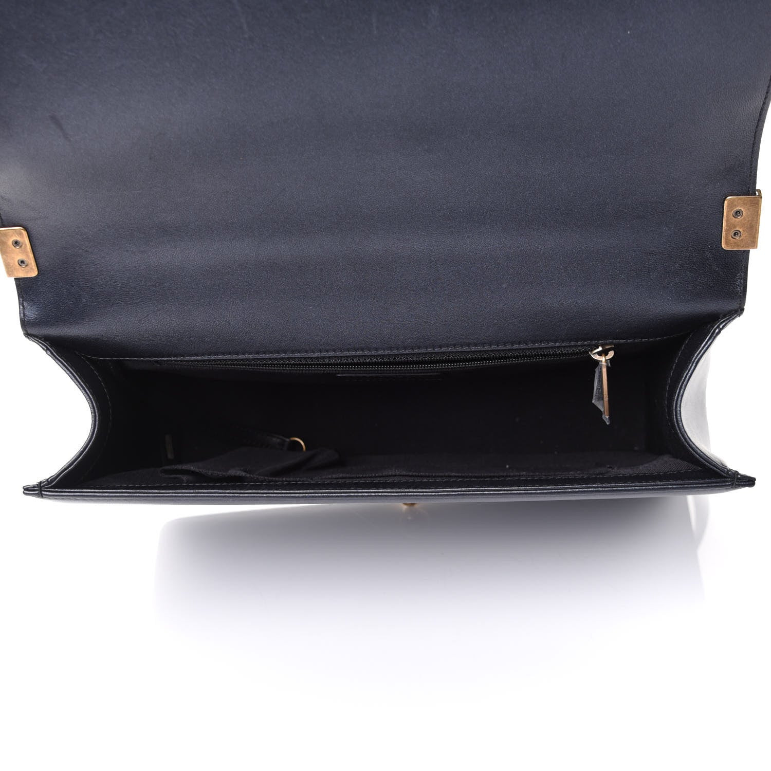 Chanel Lambskin Quilted Large Boy Flap Black 5 of 10