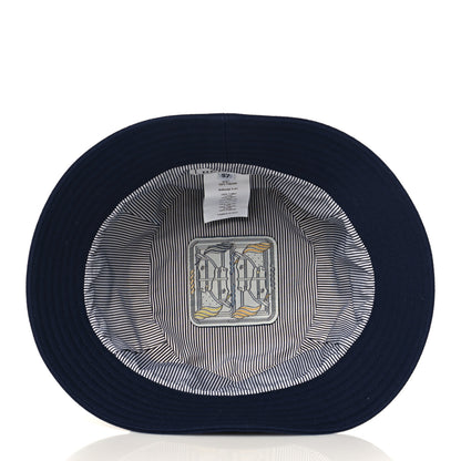 Hermes Cotton Canvas Eden Bucket Hat 57 Marine 6 of 7