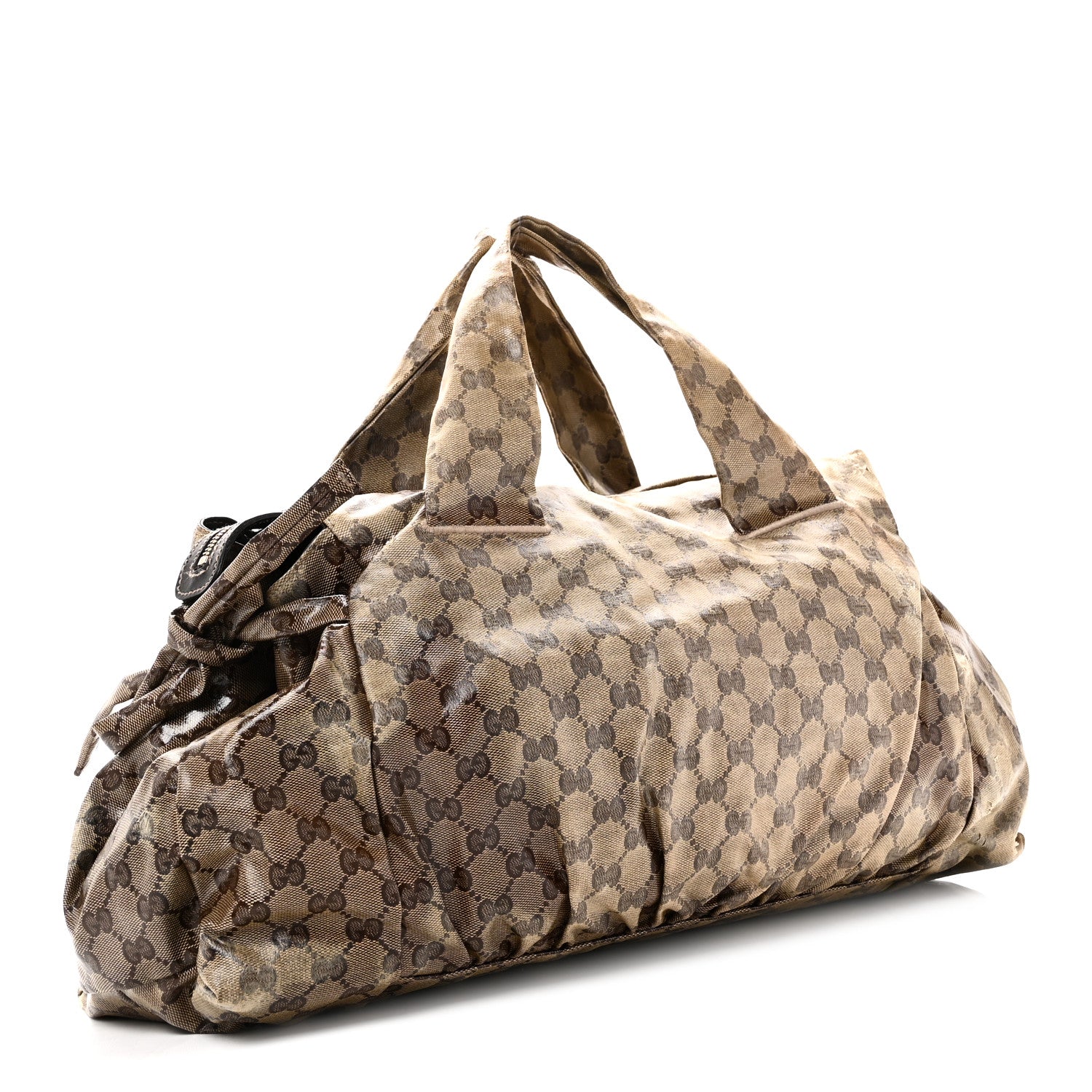 Gucci Crystal Monogram Medium Hysteria Top Handle Bag 3 of 12