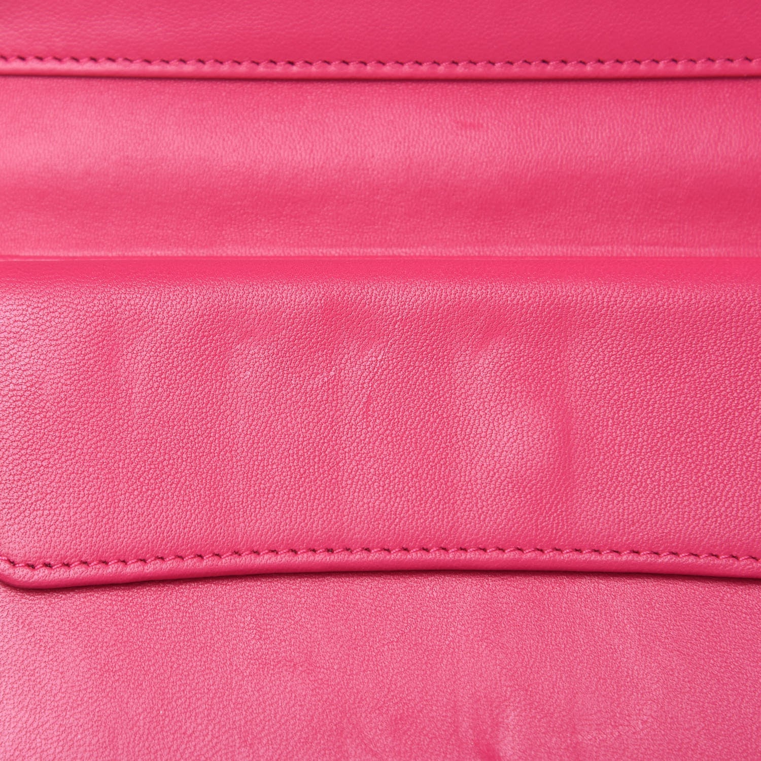 Chanel Lambskin Quilted Large Flap Wallet Pink 12 of 13