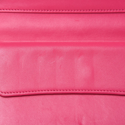 Chanel Lambskin Quilted Large Flap Wallet Pink 12 of 13
