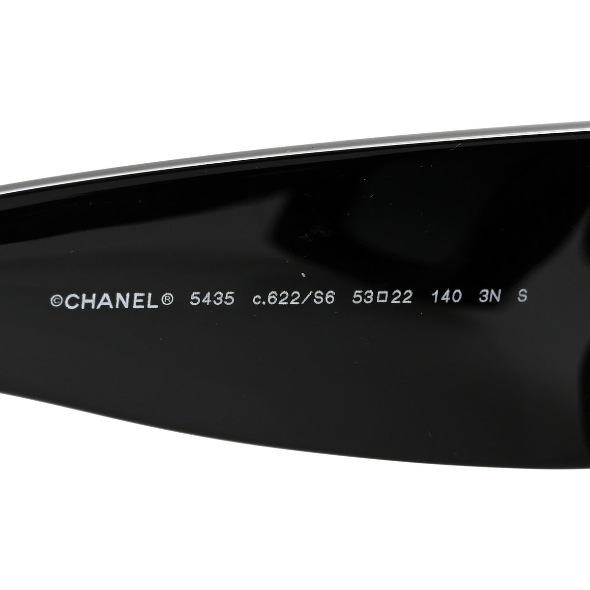 Acetate Rectangle Sunglasses 5435 Black