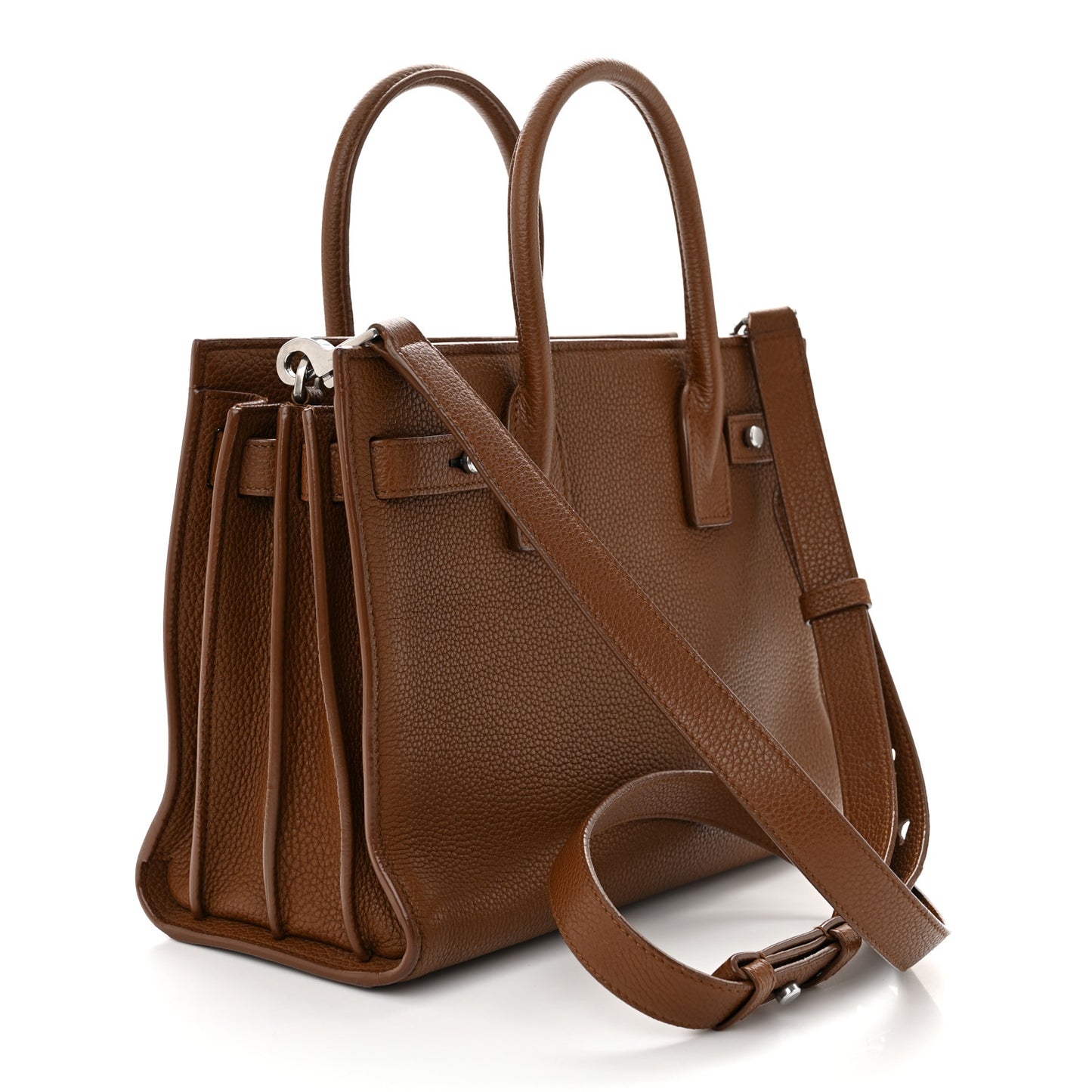 Grained Calfskin Baby Supple Sac De Jour Camel Brilliant