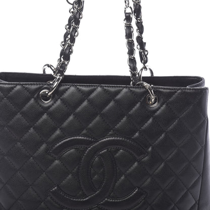 Chanel Caviar Quilted Grand Shopping Tote GST Black 12 of 12