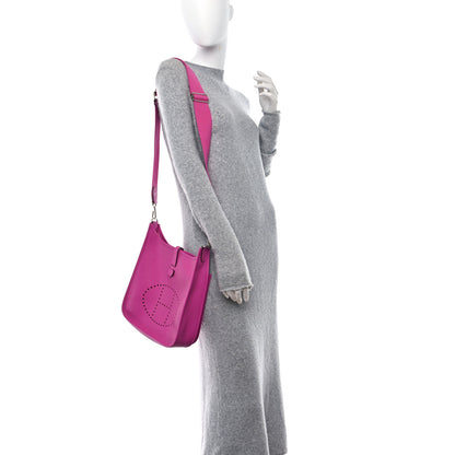 Hermes Taurillon Clemence Evelyne III PM Magnolia 2 of 14