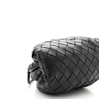 Bottega Veneta BOTTEGA VENETA Nappa Intrecciato The Mini Pouch Black 8 of 9