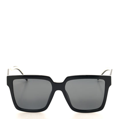 Prada Acetate Square Sunglasses SPR 24Z Black White 2 of 7