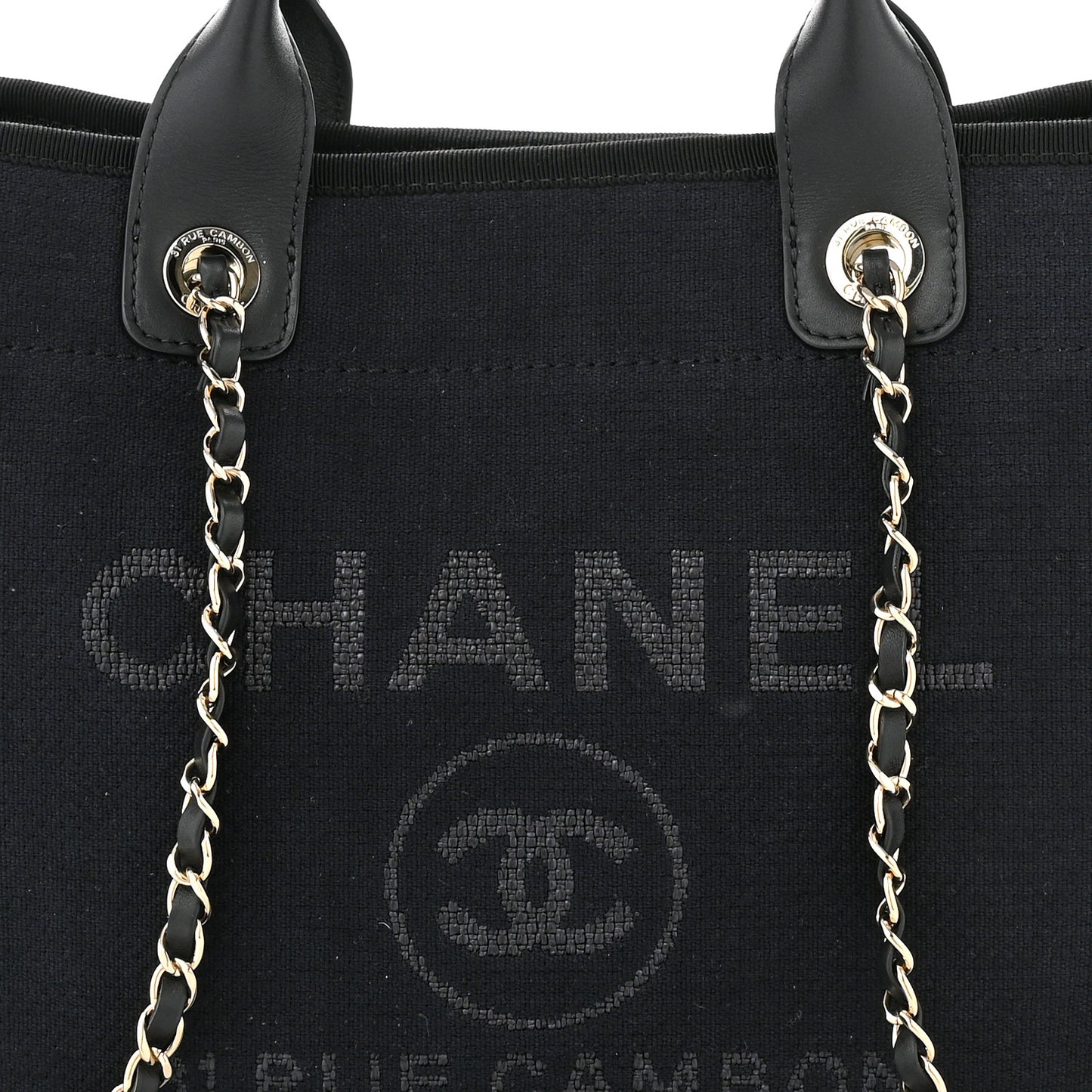 Mixed Fibers Small Deauville Tote Black