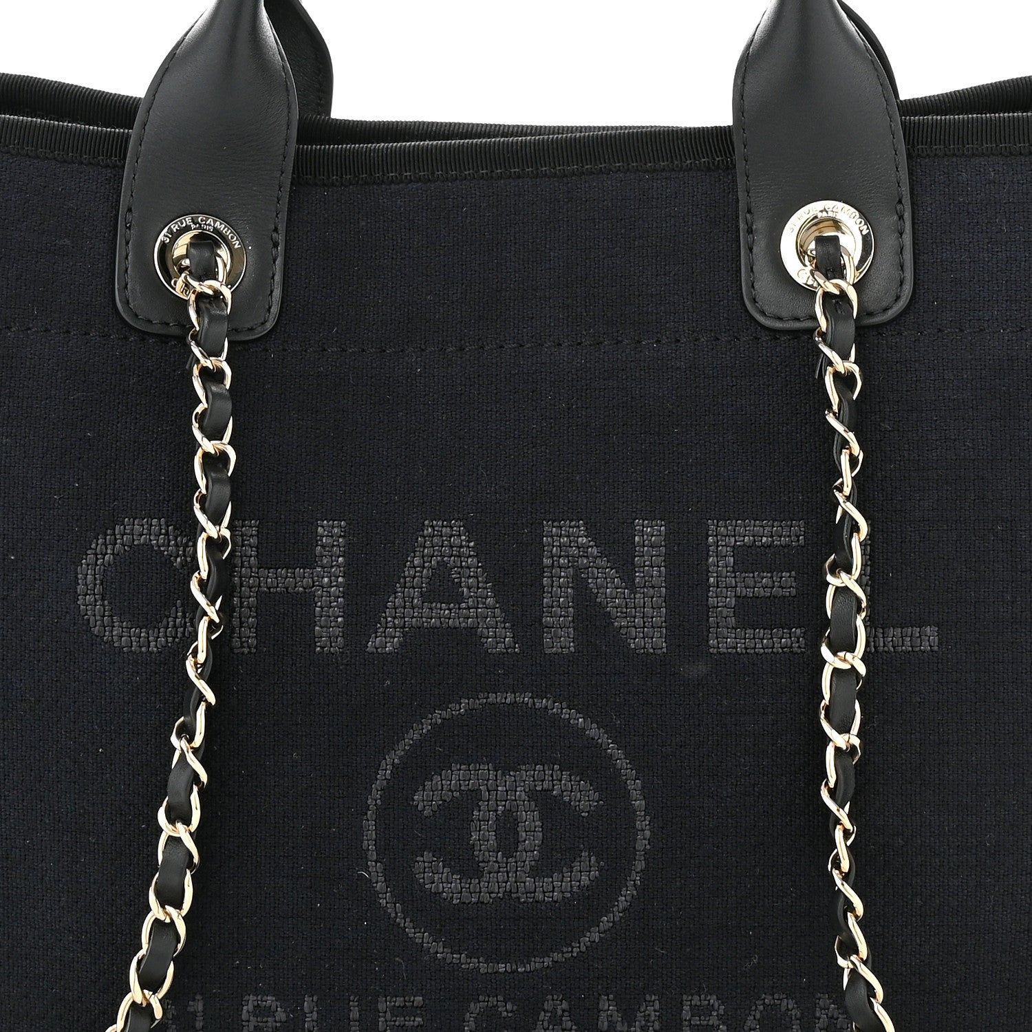 Chanel Mixed Fibers Small Deauville Tote Black 9 of 11