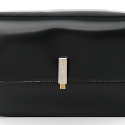Salvatore Ferragamo Calfskin Geometric Shoulder Bag Black 7 of 11