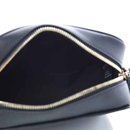 Fendi Vitello Century FF 1974 Embossed Mini Camera Case Black 5 of 10