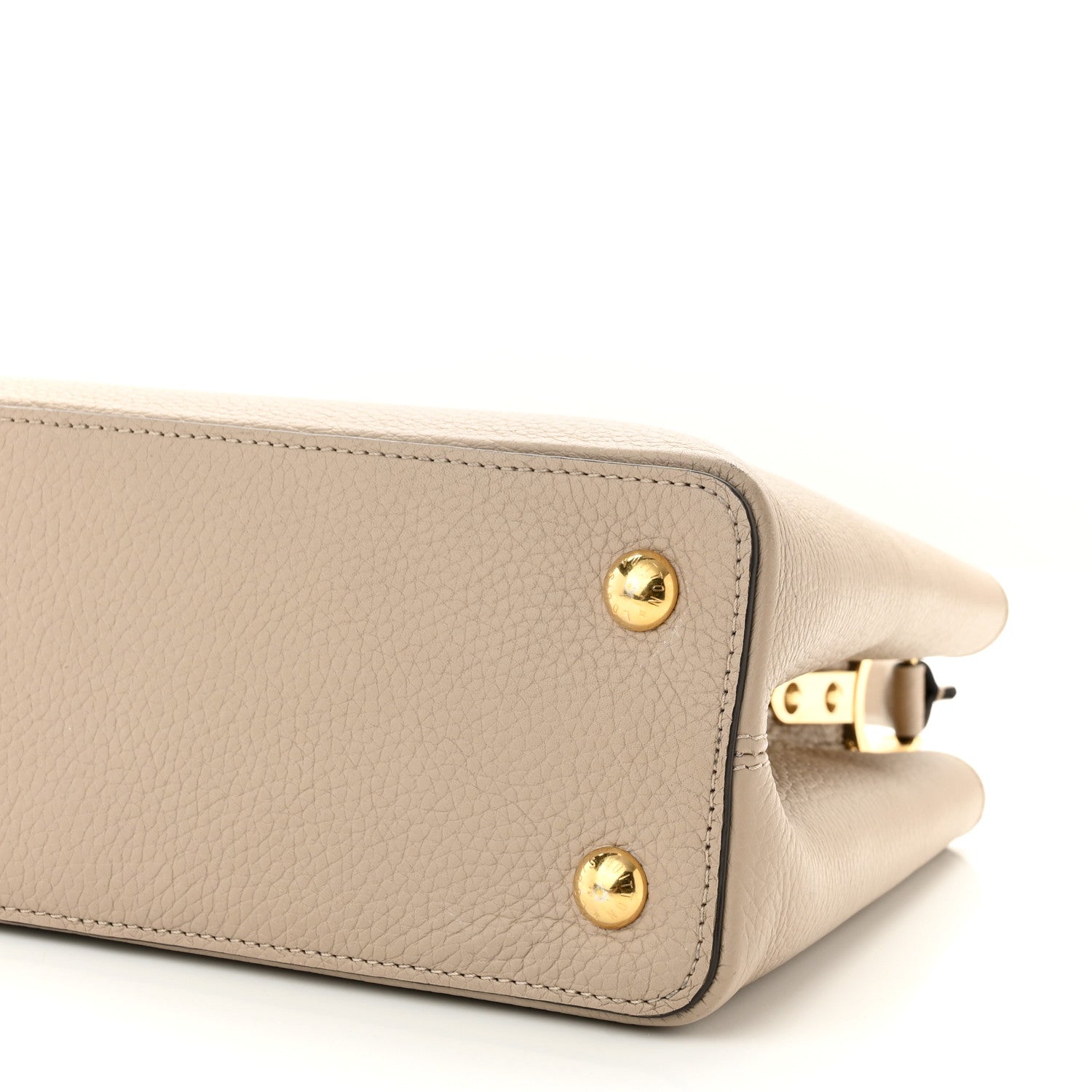 Louis Vuitton Taurillon Capucines MM Galet 8 of 8