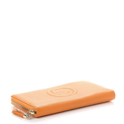 Gucci Pebbled Calfskin Soho Zip Around Wallet Curcuma 4 of 11