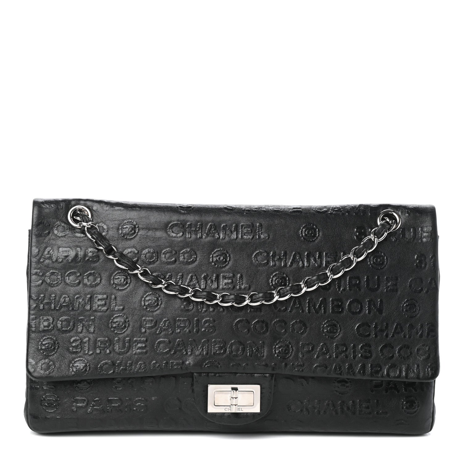 Chanel Calfskin Unlimited Jumbo Double Flap Black 1 of 10