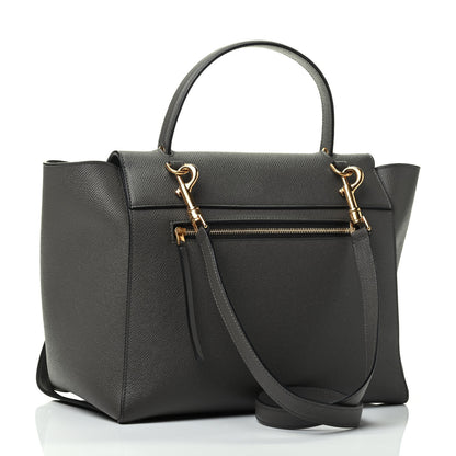 Celine Grained Calfskin Mini Belt Bag Grey 2 of 4