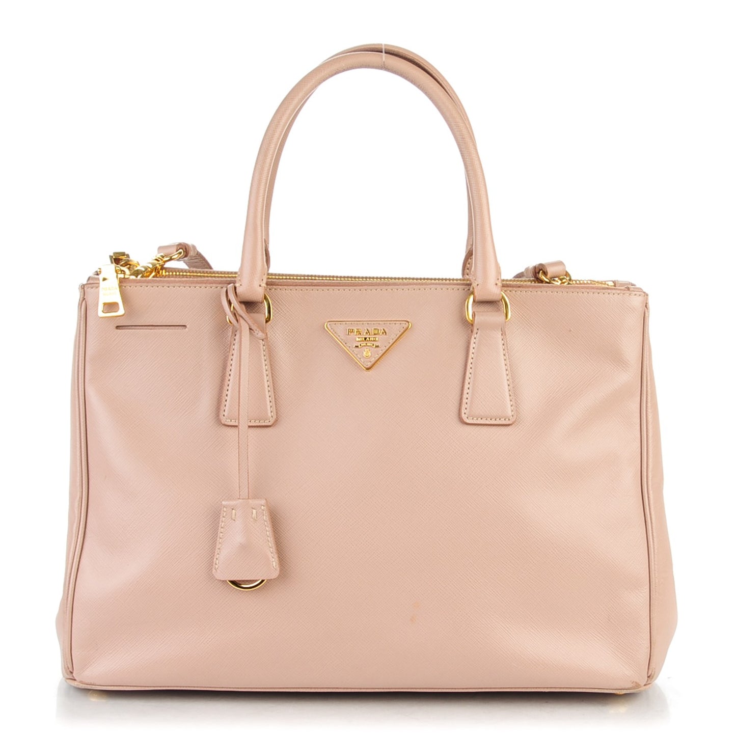 Saffiano Medium Galleria Double Zip Tote Cammeo