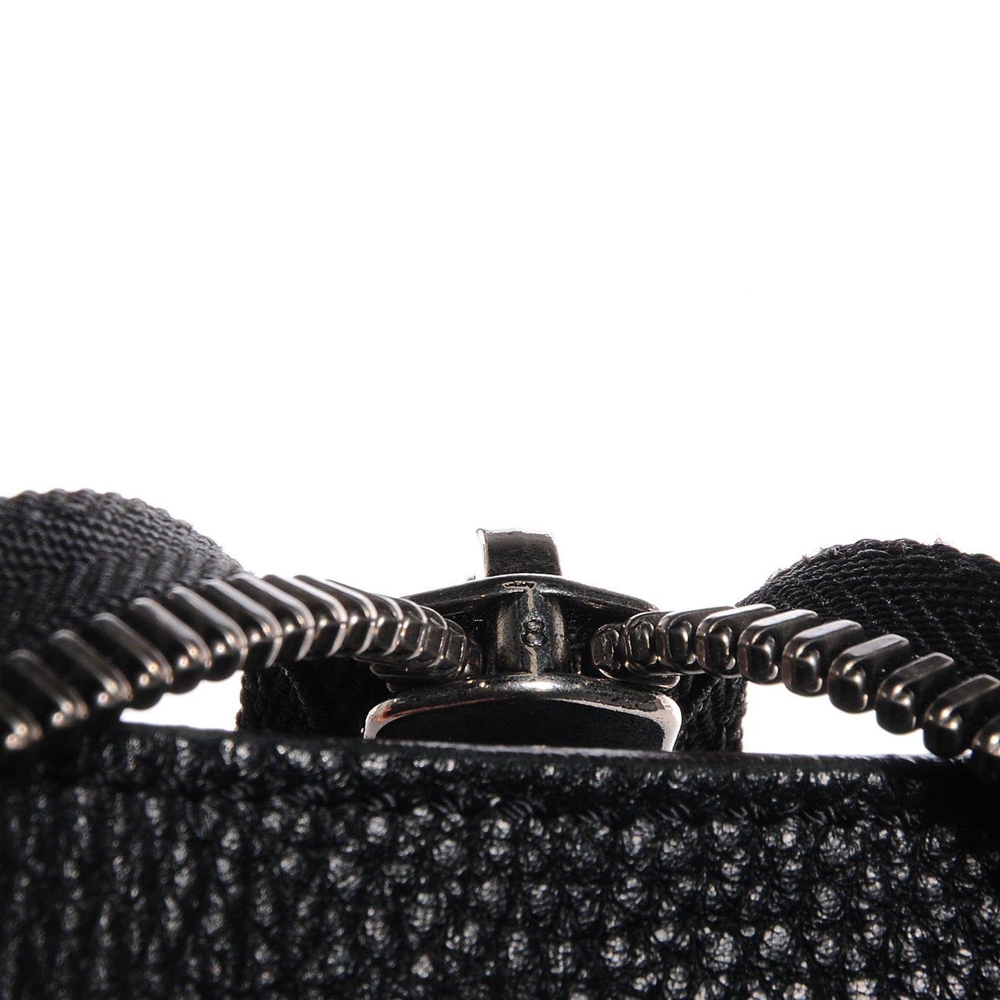 Drummed Calfskin Mini Luggage Black