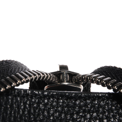 Celine Drummed Calfskin Mini Luggage Black 6 of 10