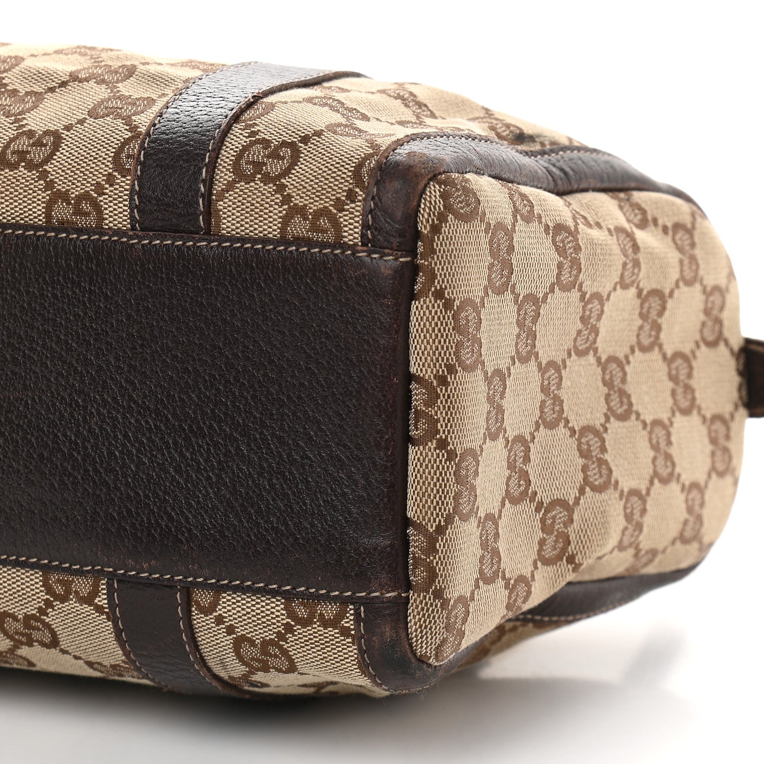 Gucci Monogram Small Abbey Boston Dark Brown 8 of 10