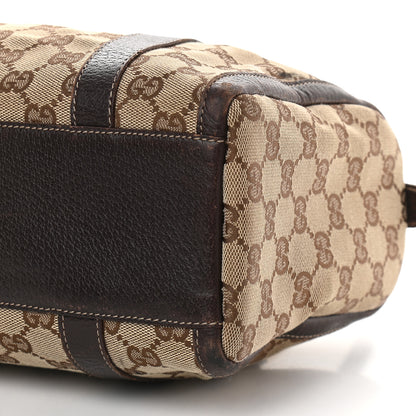 Gucci Monogram Small Abbey Boston Dark Brown 8 of 10