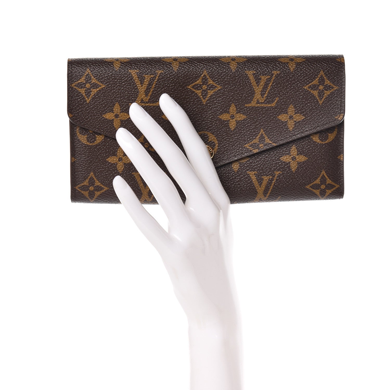 Louis Vuitton Monogram Sarah Wallet NM 2 of 8