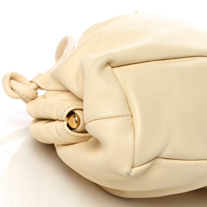 Mansur Gavriel Lambskin Mini Cloud Clutch Crema 9 of 11