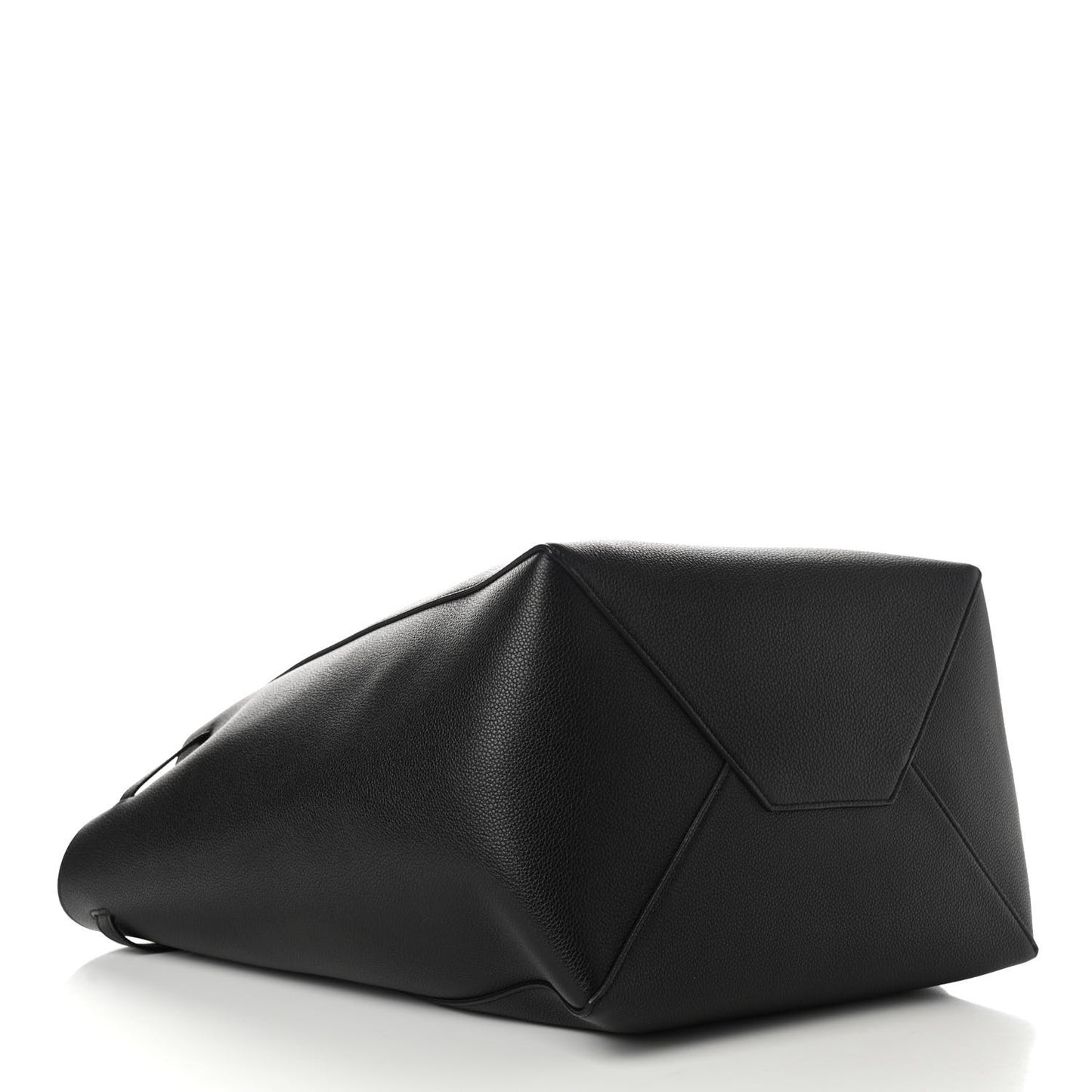 Soft Grained Calfskin Medium Belt Cabas Phantom Black