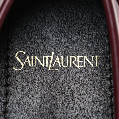 Saint Laurent Vitellino Lux Laurent 05 Mocassins 36.5 Vendome Red 9 of 10