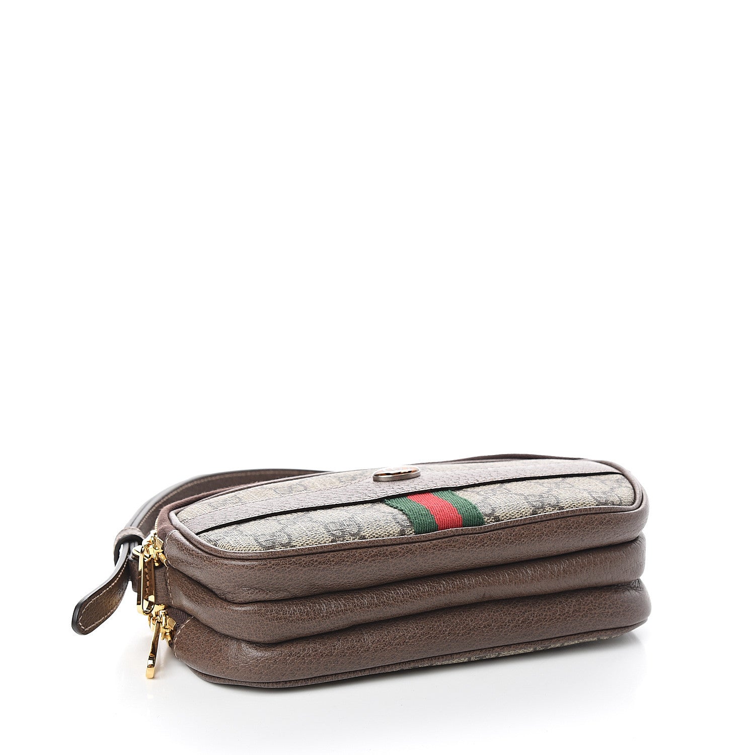 Gucci GG Supreme Monogram Web Mini Ophidia GG Bag Brown 3 of 11