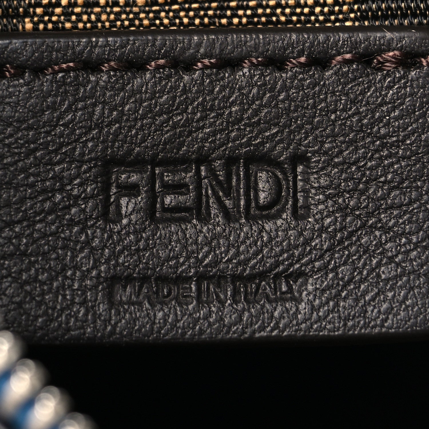 Fendi Vitello Grace Matte Nano Fendigraphy Hobo Charm Mirto 6 of 10