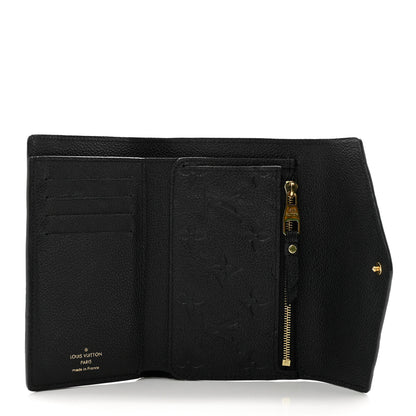 Louis Vuitton Empreinte Compact Curieuse Wallet Black 5 of 6