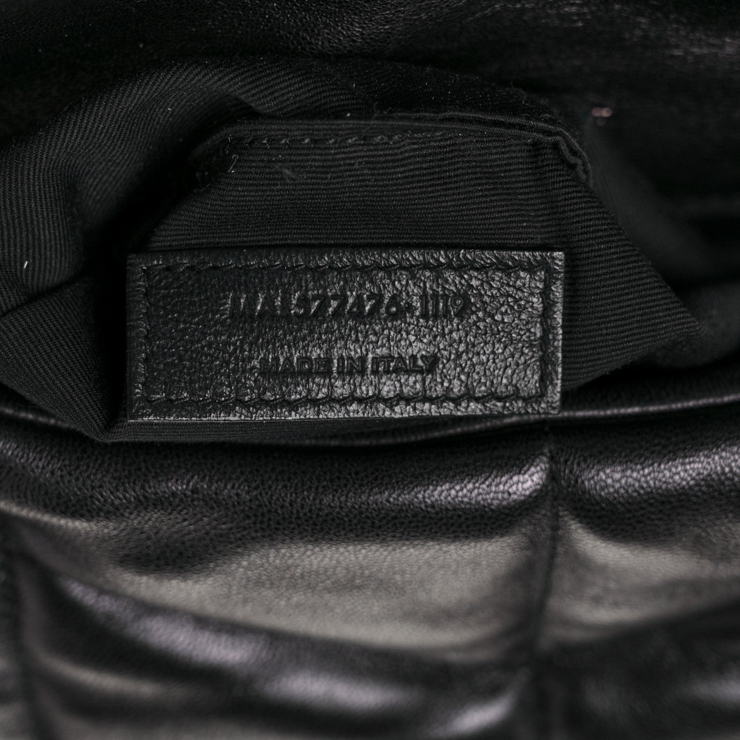 Saint Laurent Lambskin Quilted Small Loulou Puffer Monogram Chain Satchel Black 7 of 10