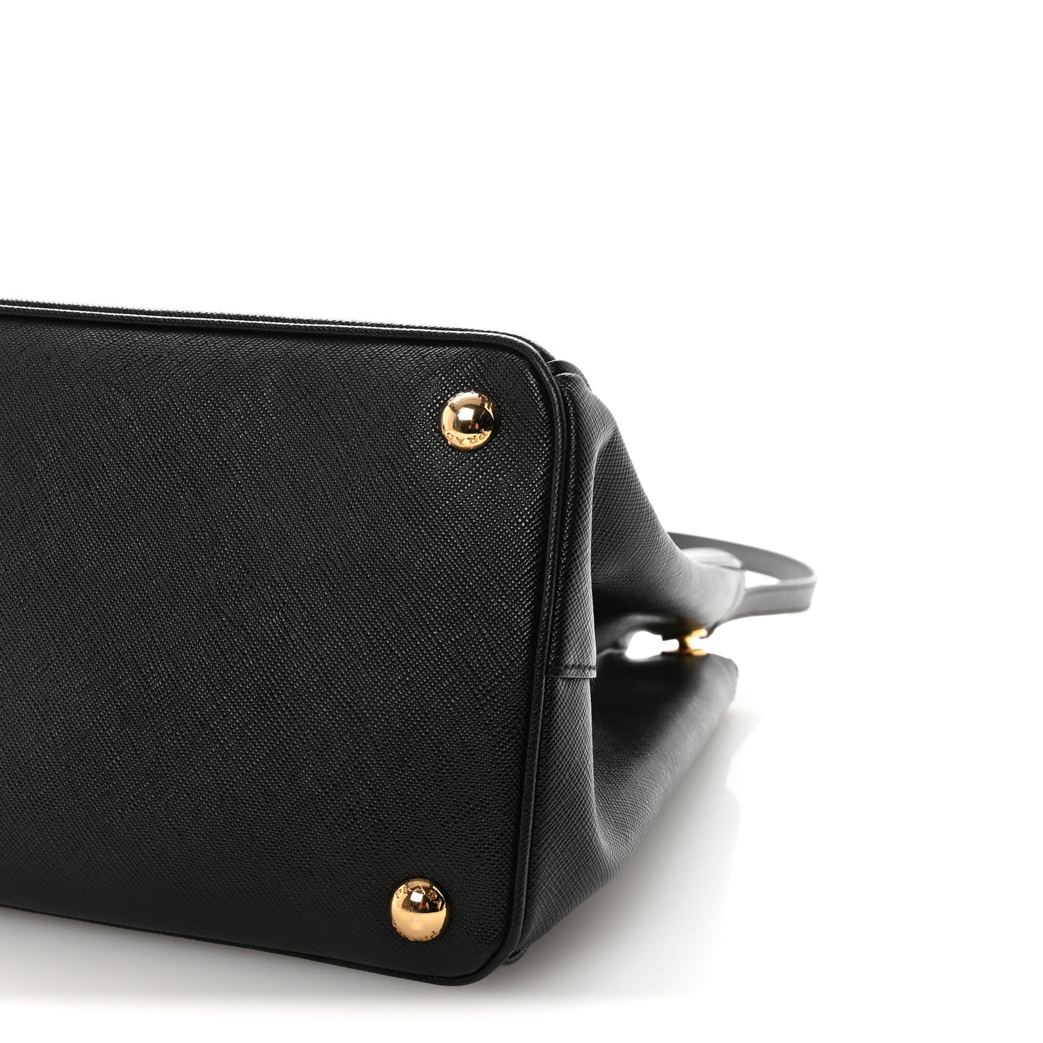Prada Saffiano Lux Large Galleria Double Zip Tote Black 9 of 9