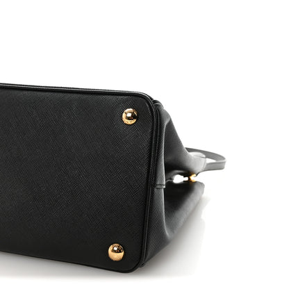 Prada Saffiano Lux Large Galleria Double Zip Tote Black 9 of 9