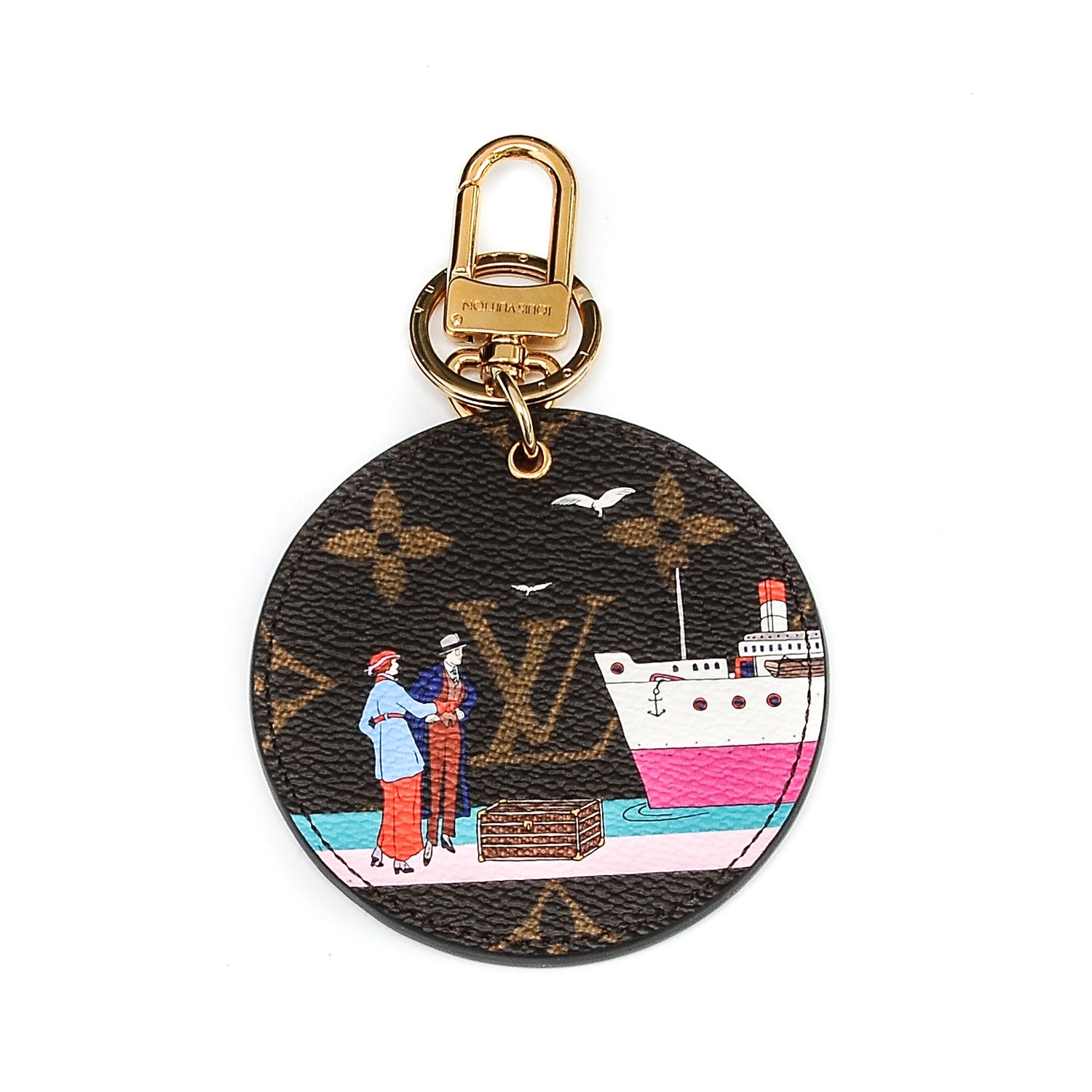 Louis Vuitton Monogram 2016 Christmas Animation Bag Charm Key Ring 1 of 5
