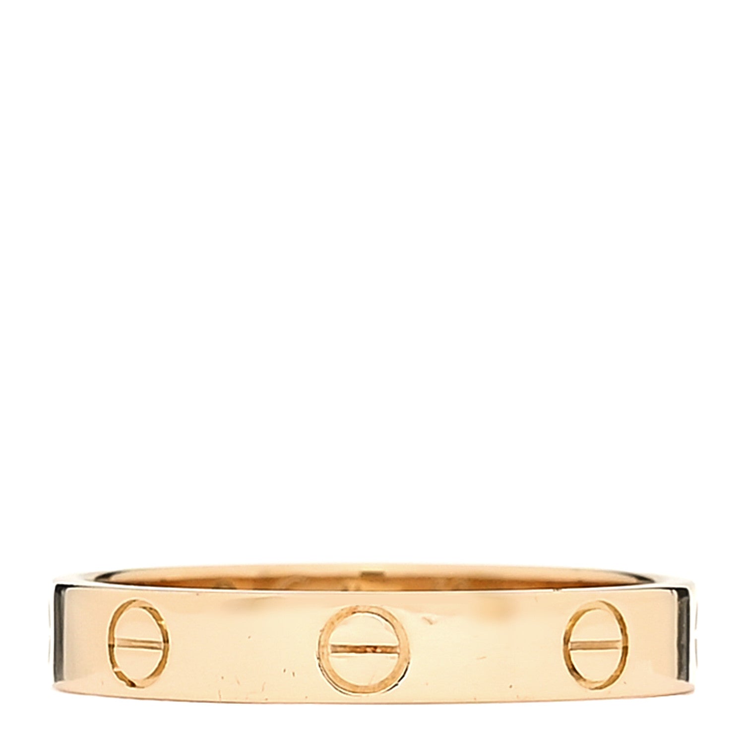 Cartier 18K Yellow Gold 3.5mm LOVE Wedding Band Ring 59 8.75 1 of 5